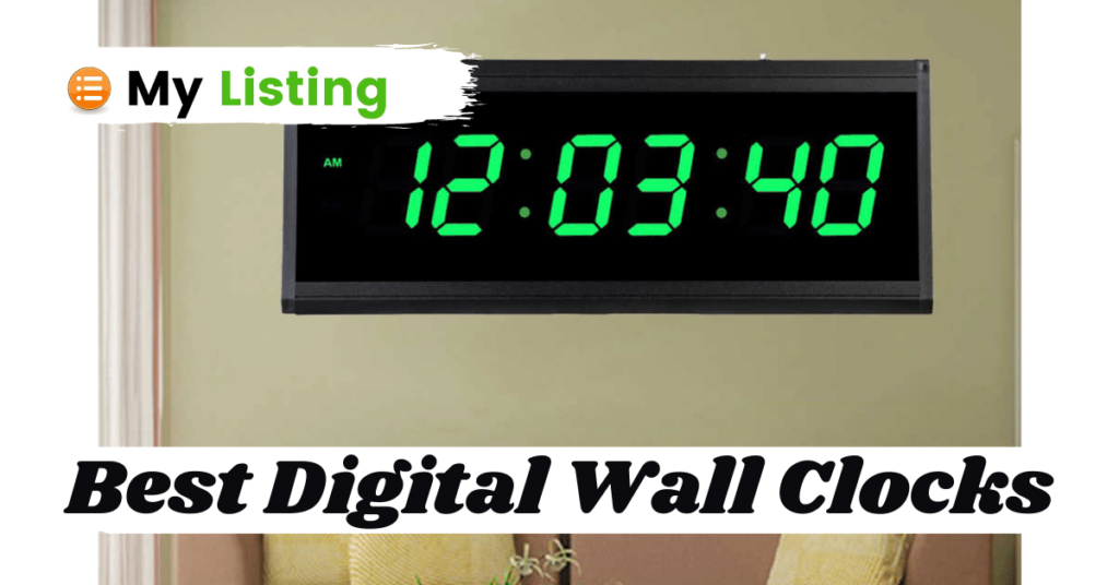 Best Digital Wall Clocks In India