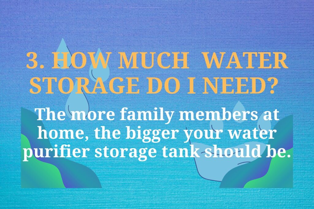 HOW MUCH WATER STORAGE DO I NEED
